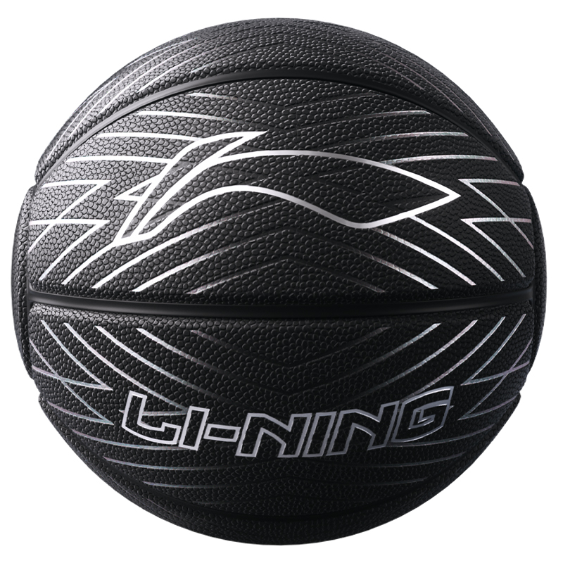 

LINING Баскетбольный мяч China PU черный размер 7 для уличных тренировок и соревнований unisex