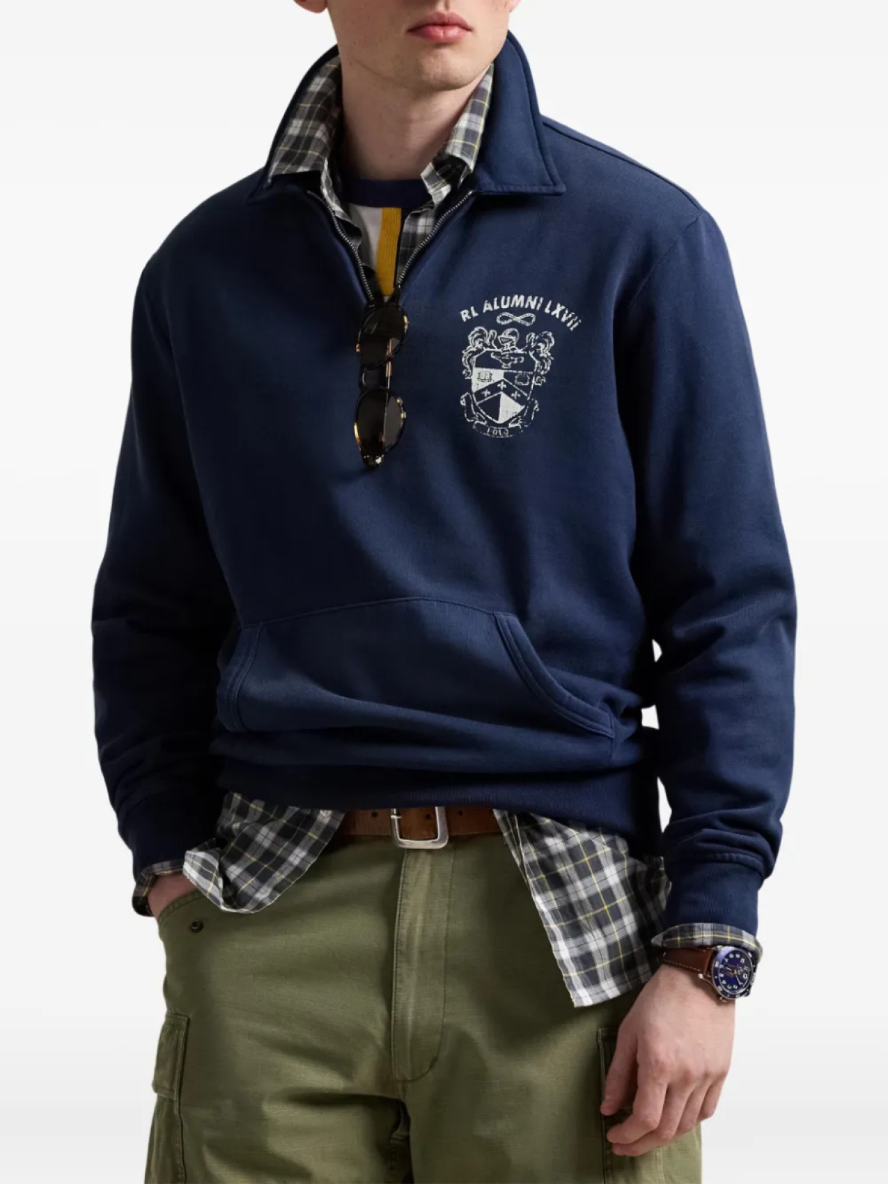 Polo Ralph Lauren толстовка с графичным принтом, синий — фото 3