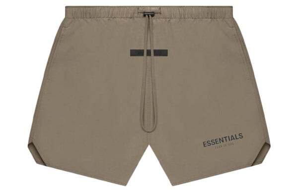 Шорты fw21 volley short 'harvest' Fear Of God Essentials, коричневый — фото 2