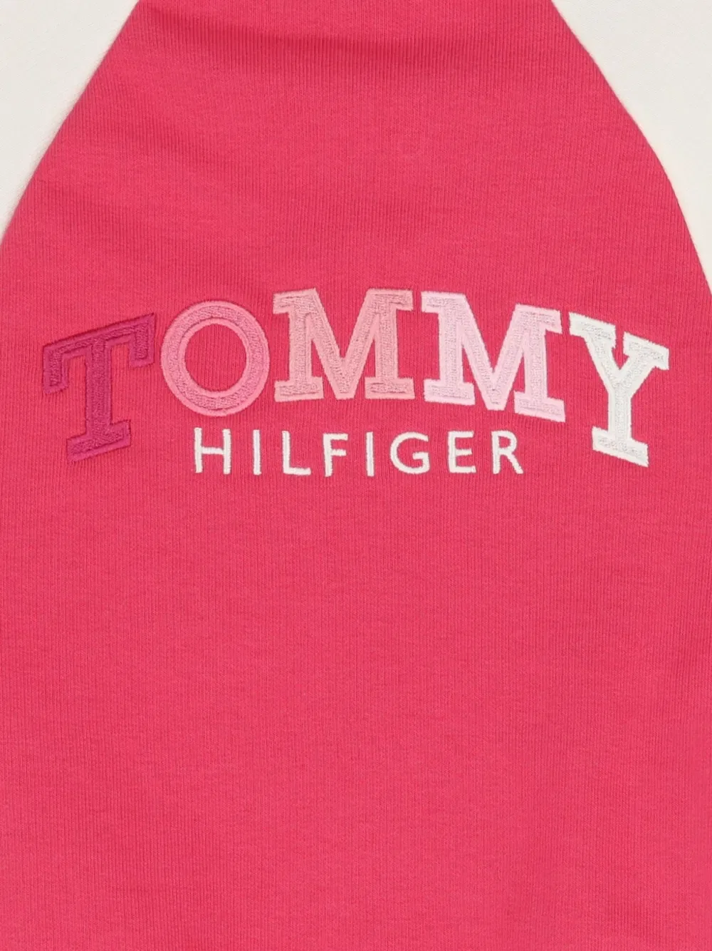 Куртка-бомбер на пуговицах Tommy Hilfiger Junior, розовый — фото 4