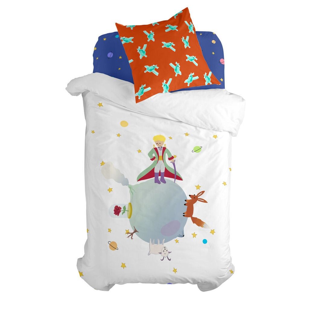 

Комплект пододеяльников HappyFriday Le Petit Prince Colorful Одноместный матрас, 2 предмета, мультиколор