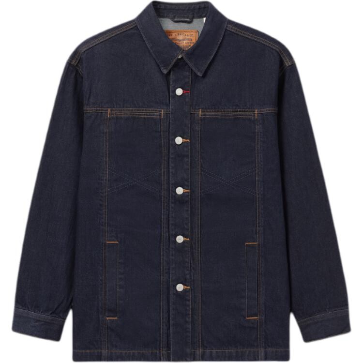 

Джинсовая куртка мужская темно-синий Levis