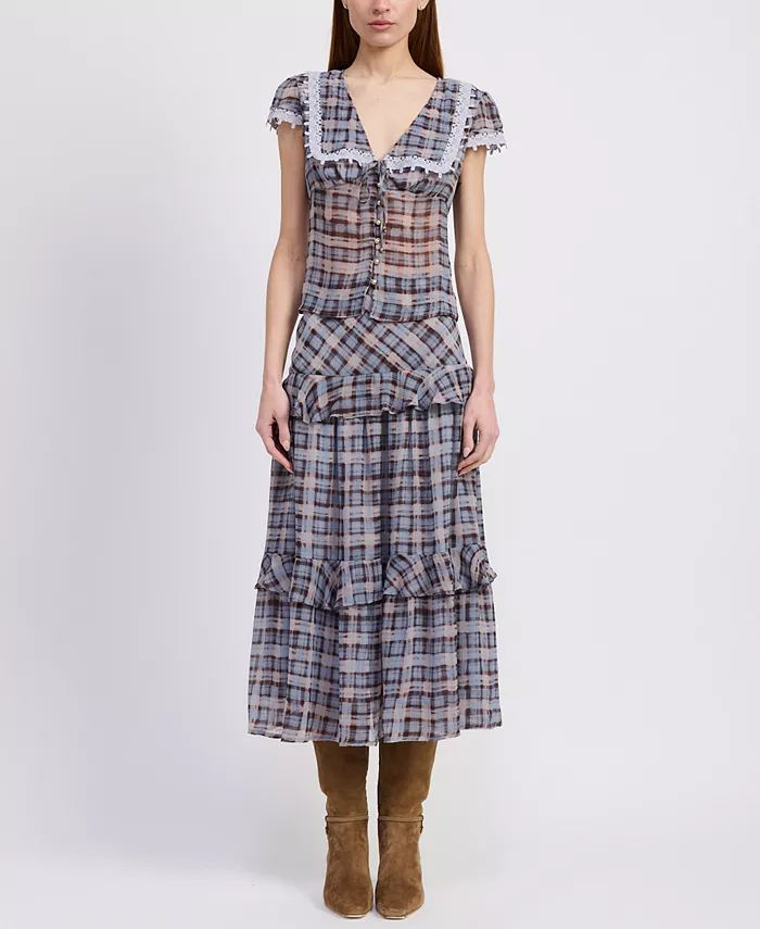 

Женский топ с короткими рукавами Briar En Saison, синий