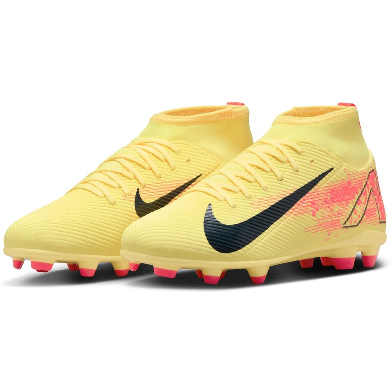 Футбольные бутсы для газона jr superfly 10 club km fg/mg Nike, мультиколор — фото 4