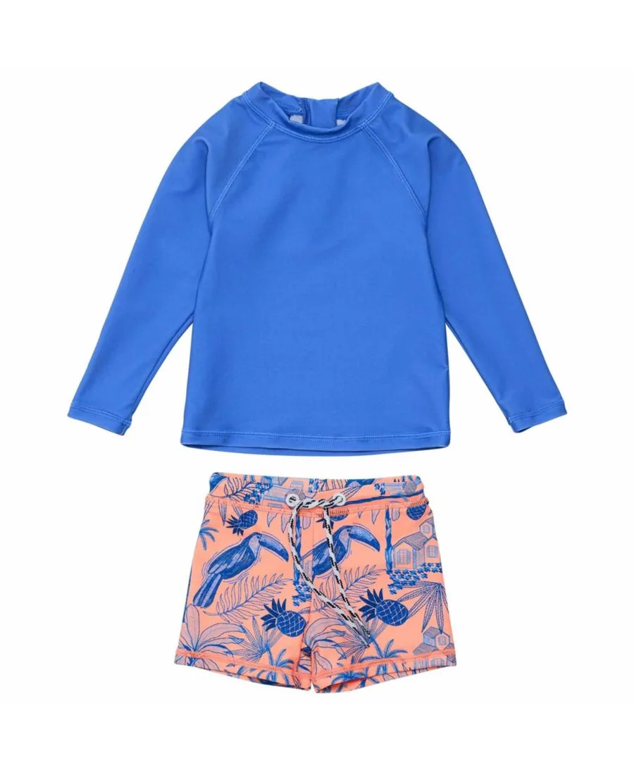 Комплект Tropicana Vacay Sustainable LS Set Snapper Rock, синий