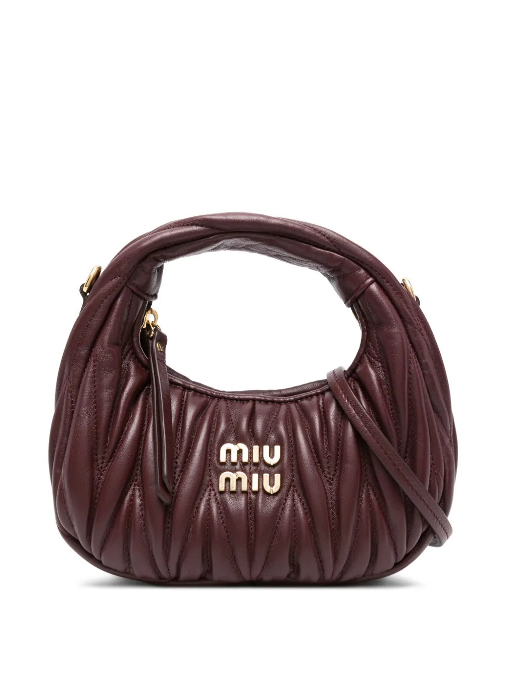 

Стеганая мини-сумка MIU MIU, красный