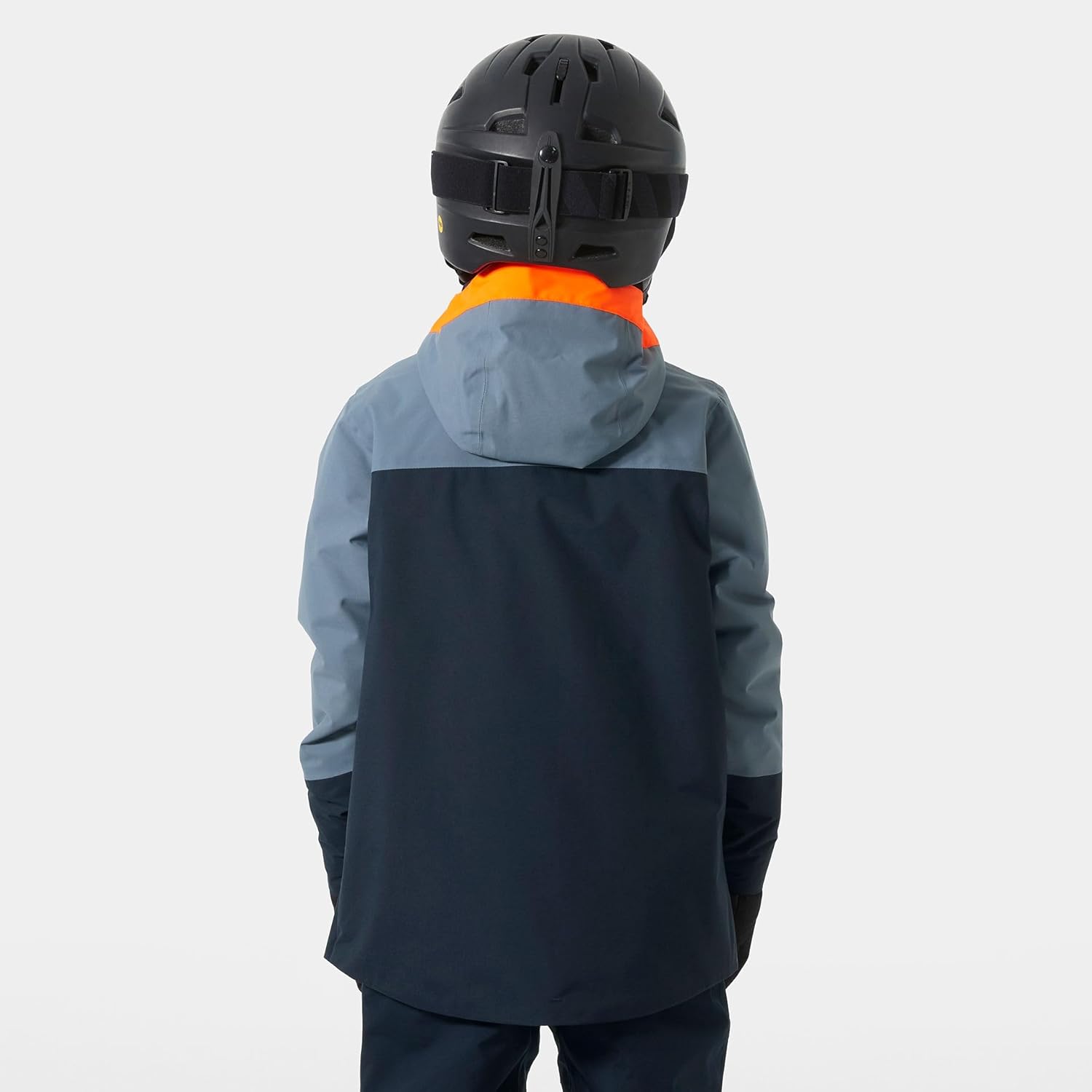 Helly-Hansen Junior Ride Anorak - универсальная водонепроницаемая куртка для детей, дышащая, легкая, идеальная для активного отдыха Helly Hansen, 597 Navy — фото 4