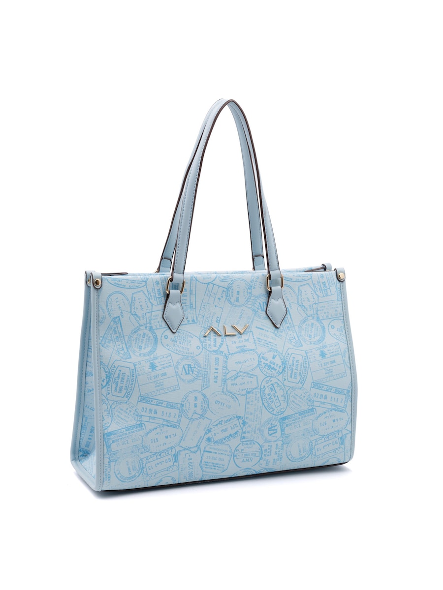 

Сумка-шоппер ALV By Alviero Martini, лазурный/светло-голубой