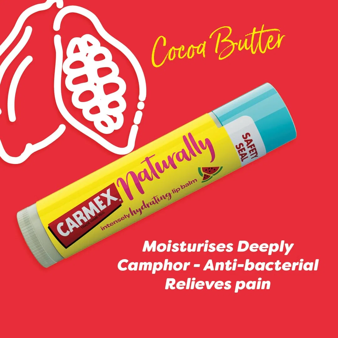 Натуральный бальзам для губ Carmex Naturally «Арбуз» Carmex — фото 4