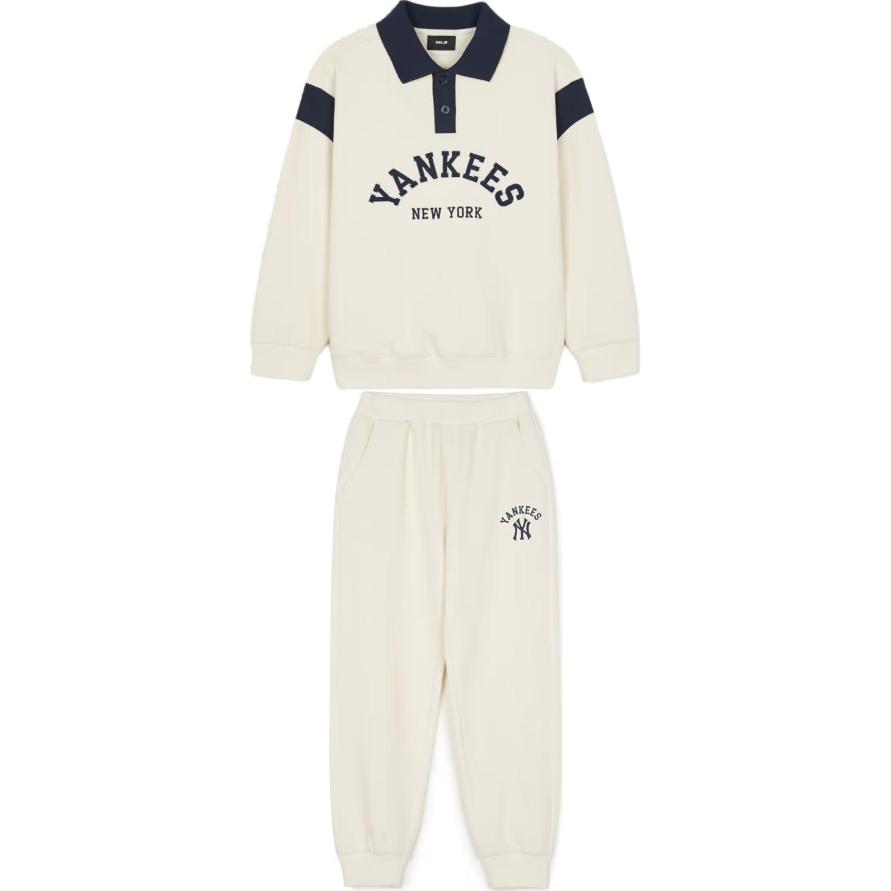 

MLB KIDS Варсити кэжуал спортивная одежда dark cream детская