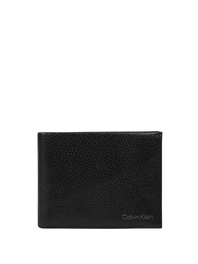 

Кожаный кошелек Calvin Klein, черный