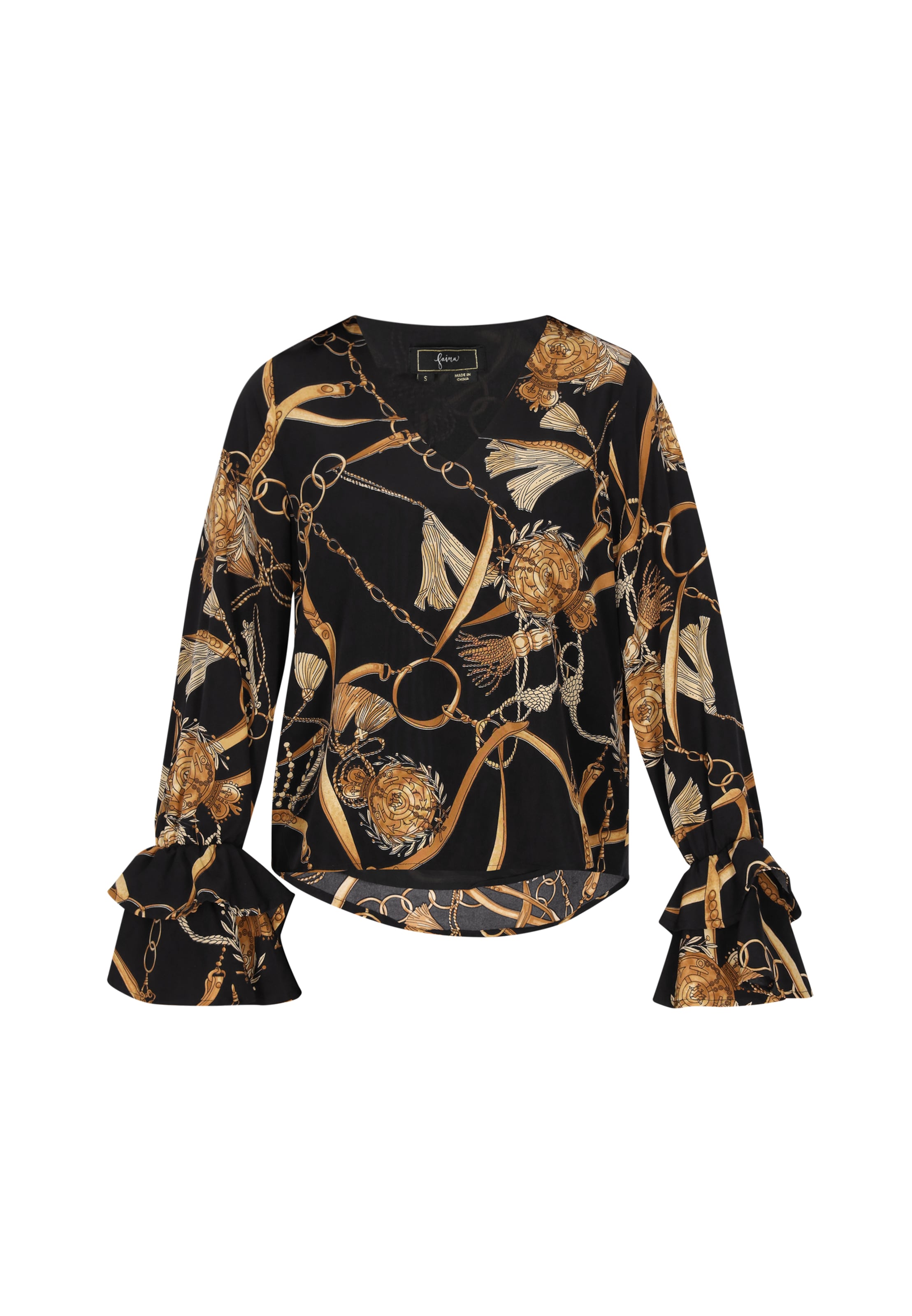 

Faina Блузка в черном цвете