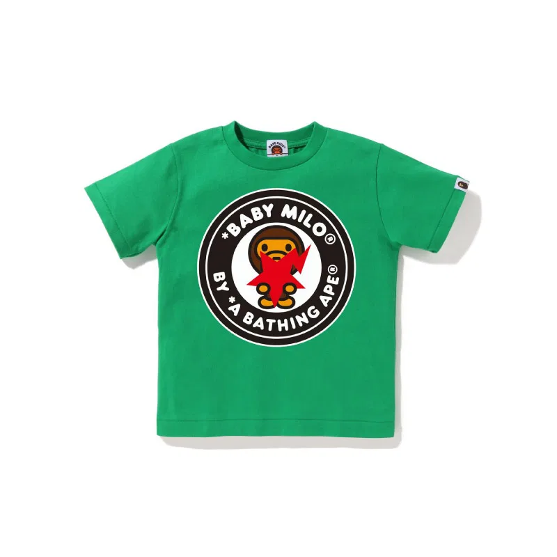 Футболка детская A BATHING APE Зеленая