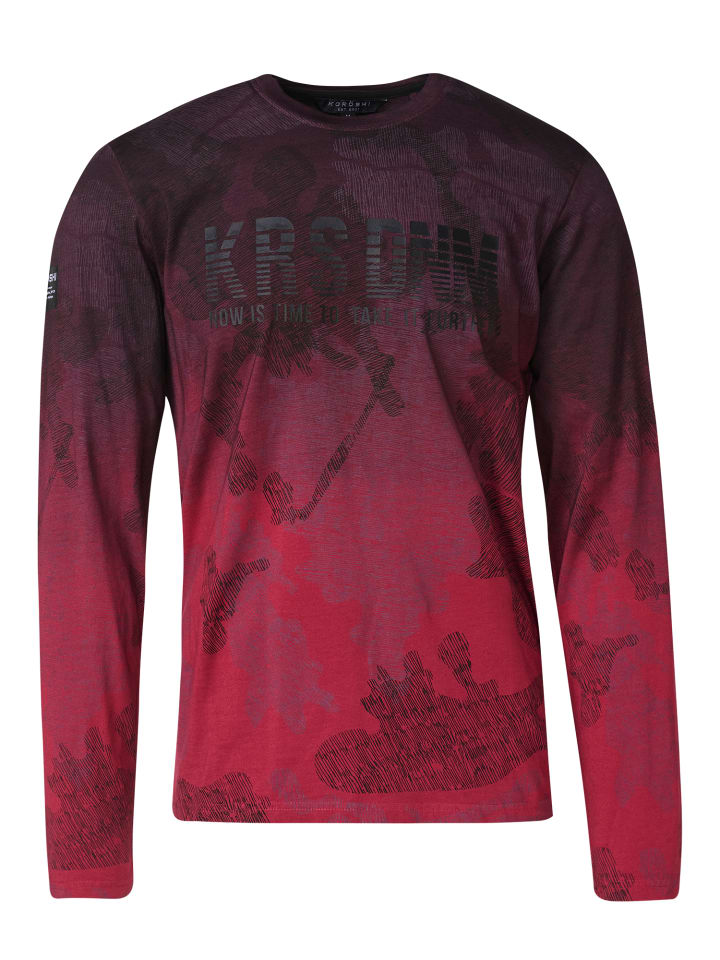 

Футболка с длинными рукавами красного цвета KOROSHI, Красный, Футболка с длинными рукавами красного цвета KOROSHI