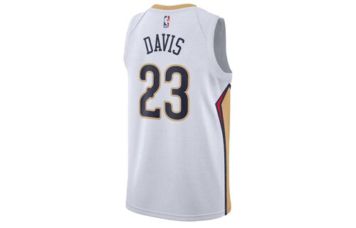Майка Nike NBA New Orleans Pelicans Davis No. 23 Sports Basketball Jersey/Vest White, белый — фото 2