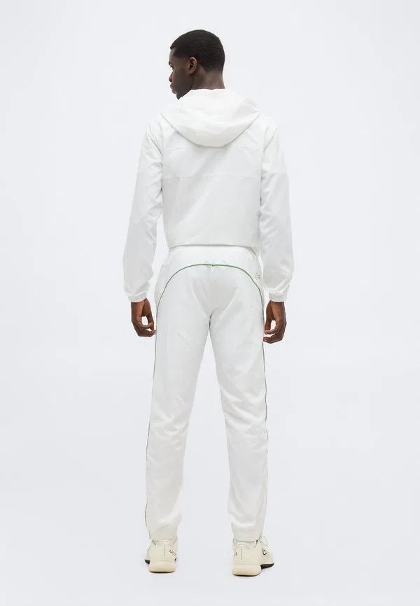 Теннисные спортивные штаны Lacoste Sport, White/Billiard Green — фото 3