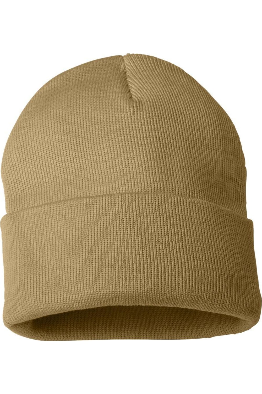 

Шапка-бини Sportsman Solid 12 с манжетами, коричневый