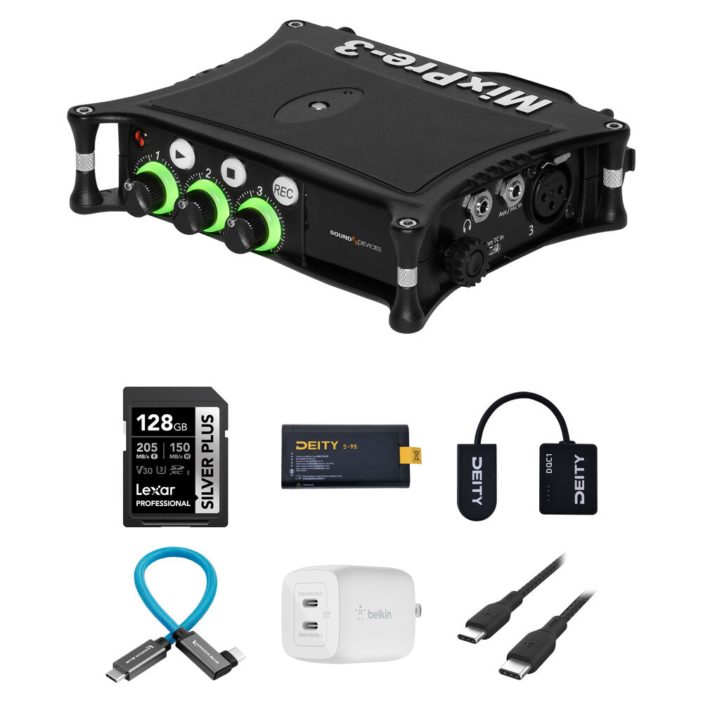 

Портативный цифровой рекордер Sound Devices MixPre-3 II 3-Channel / 5-Track Multitrack 32-Bit