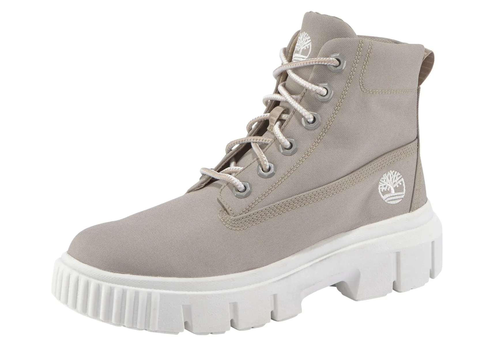 

Ботинки Timberland на шнуровке "Greyfield Fabric Boot", коричневый