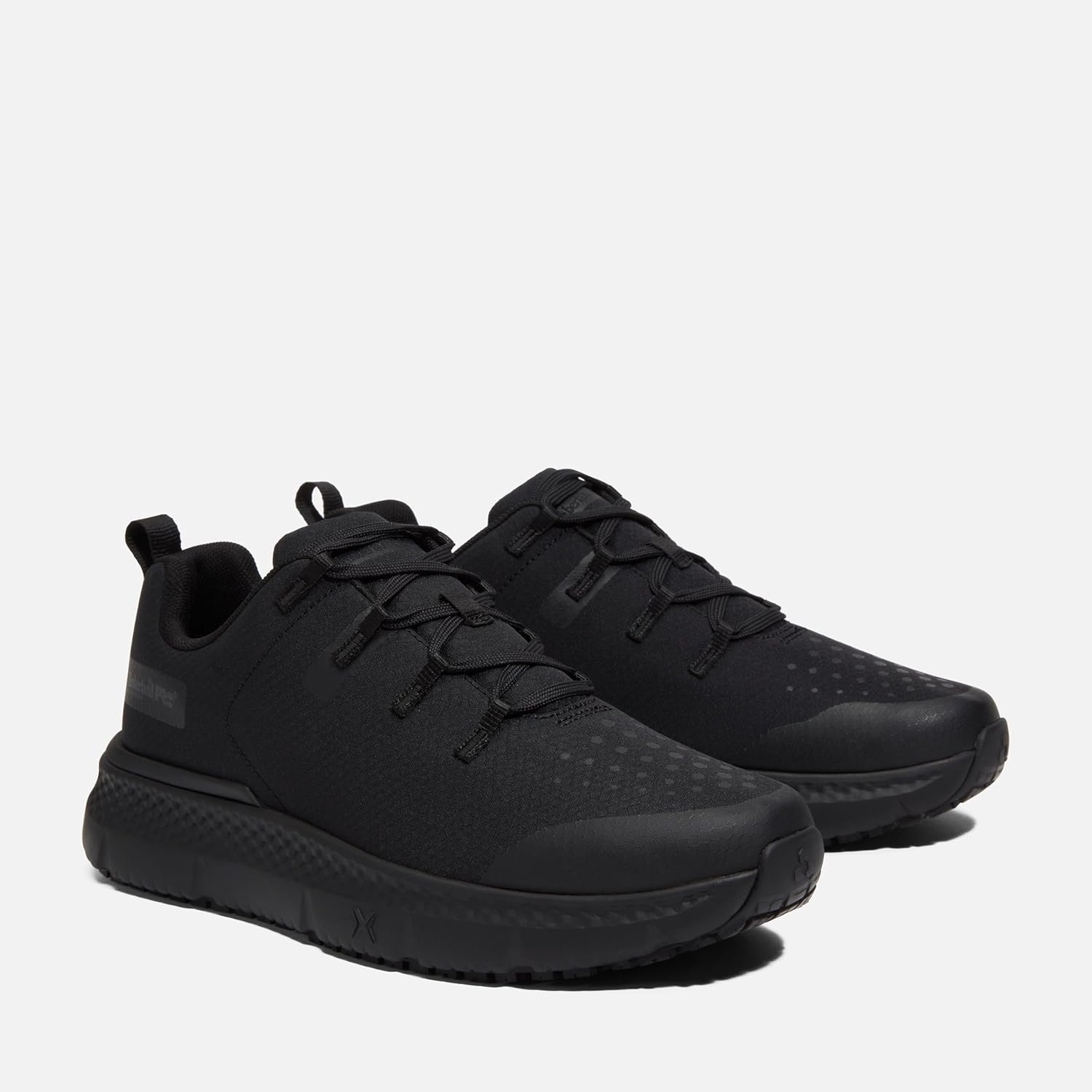 Timberland PRO мужские рабочие туфли для гостиничного бизнеса с мягким мысом Power Shift Ripstop Nylon, устойчивые к скольжению Gripmax, Black — фото 2