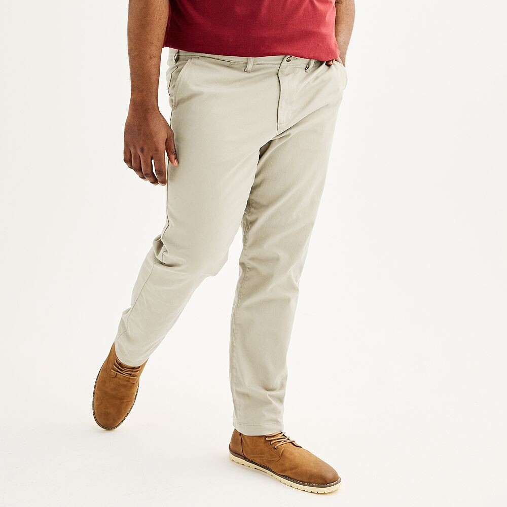 

Брюки прямого кроя Big & Tall Sonoma Goods For Life Flexwear, цвет Sand Trap