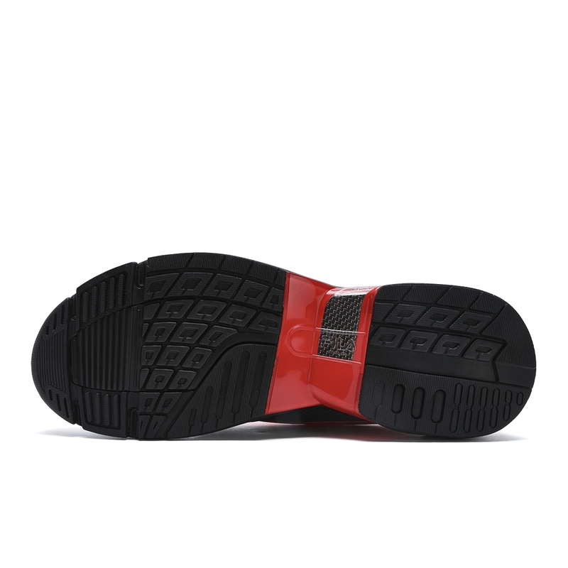 REPLICA Износостойкие повседневные кроссовки мужские красные черные FILA, Fire Red/Black — фото 3