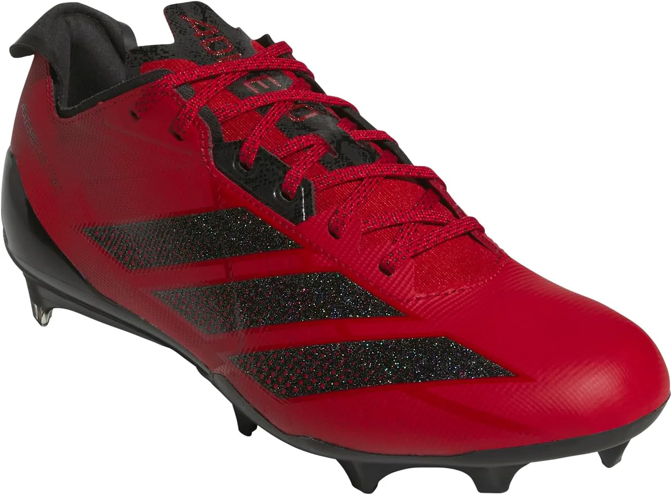Мужские футбольные бутсы Adidas Originals Adizero Electric, красный/черный — фото 4