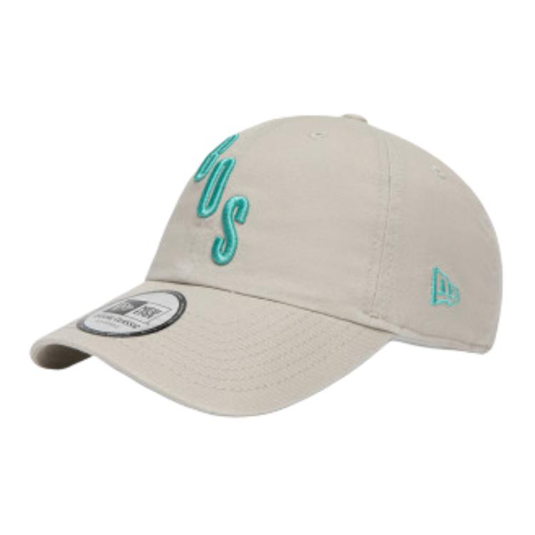 

New Era Хлопковая бейсболка унисекс серая, Gray