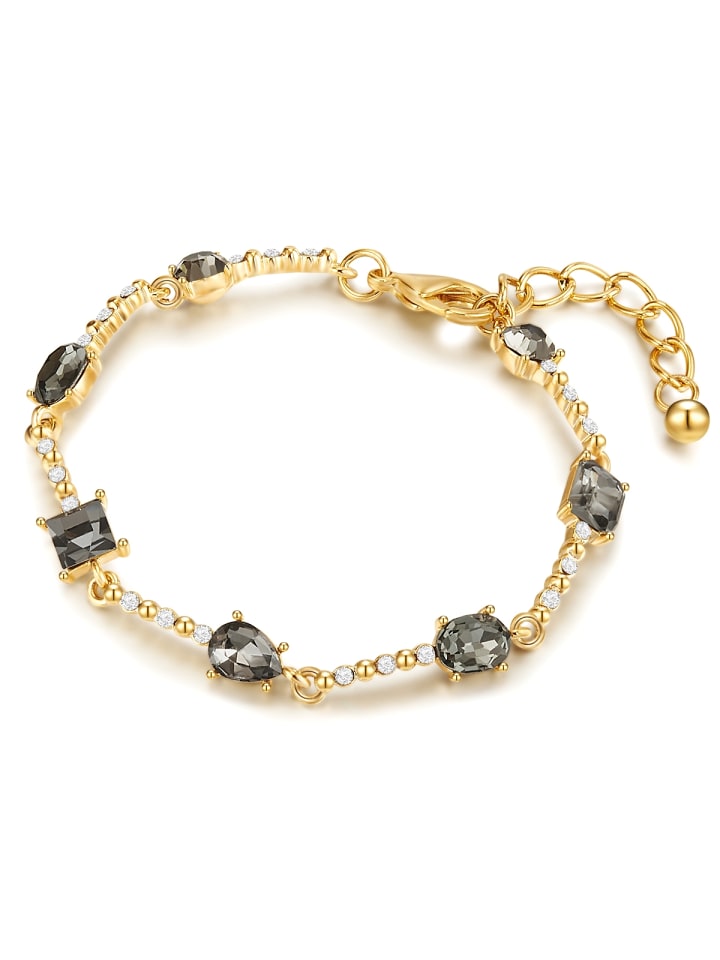 

Lulu & Jane Браслет из желтого золота, металлического сплава со стеклом