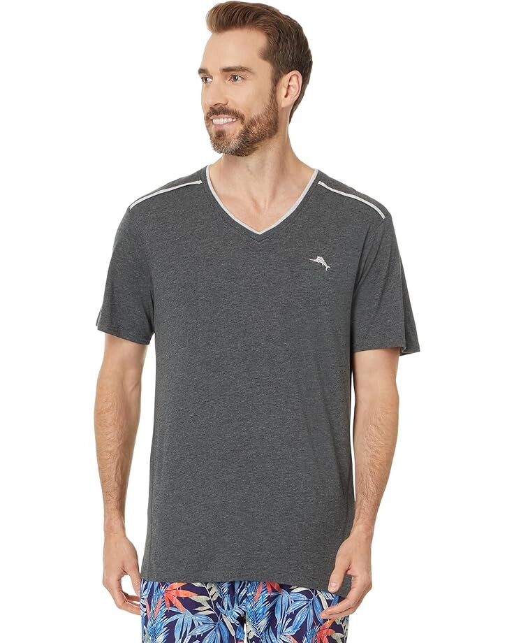 

Топ Tommy Bahama Top Short Sleeve, цвет Faded Black
