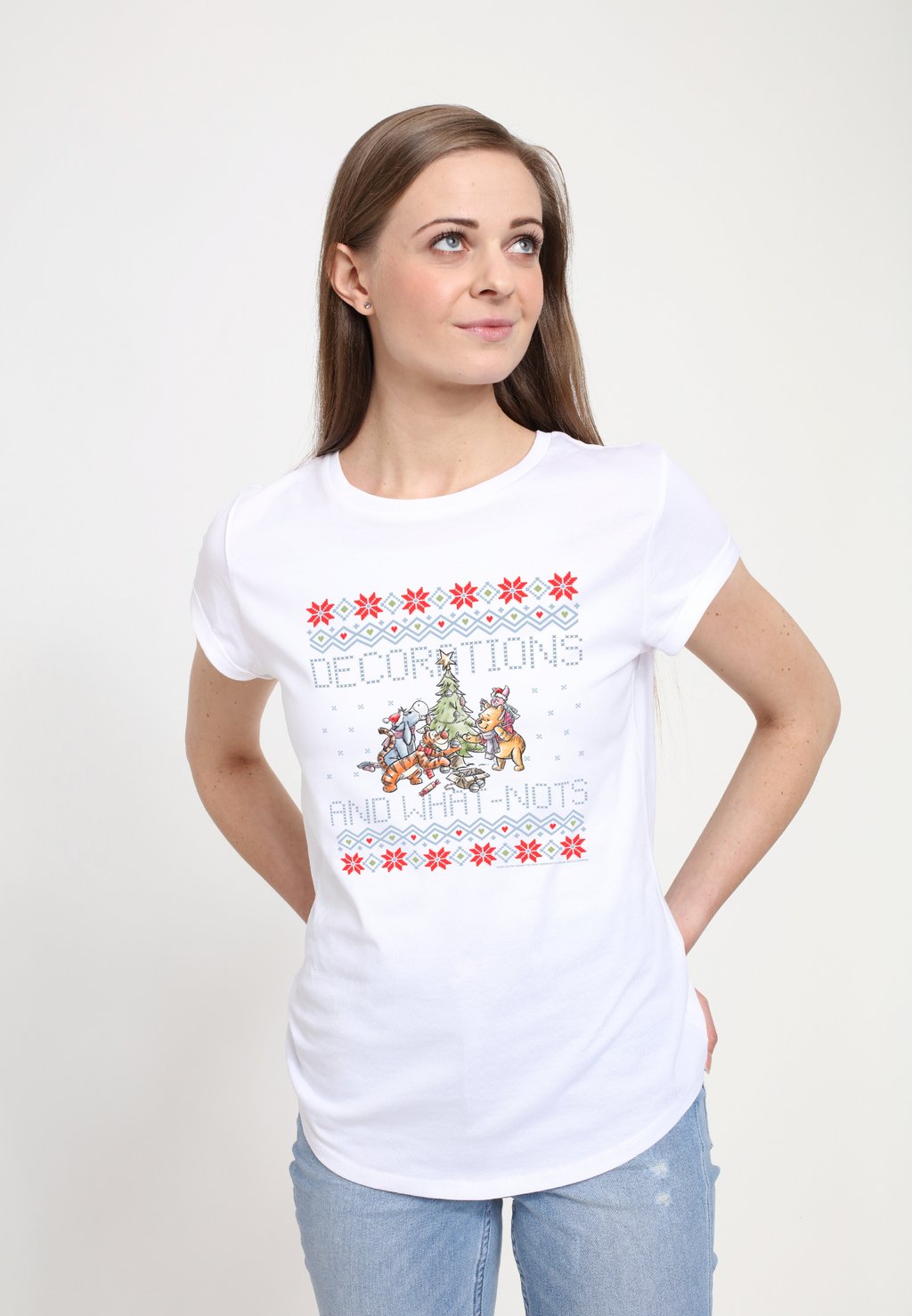 

Футболка с принтом WINNIE THE POOH POOH ISLE PATTERN Henry Tiger, белый