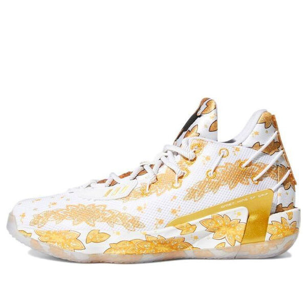 

Кроссовки ric flair x dame 7 gca Adidas, белый
