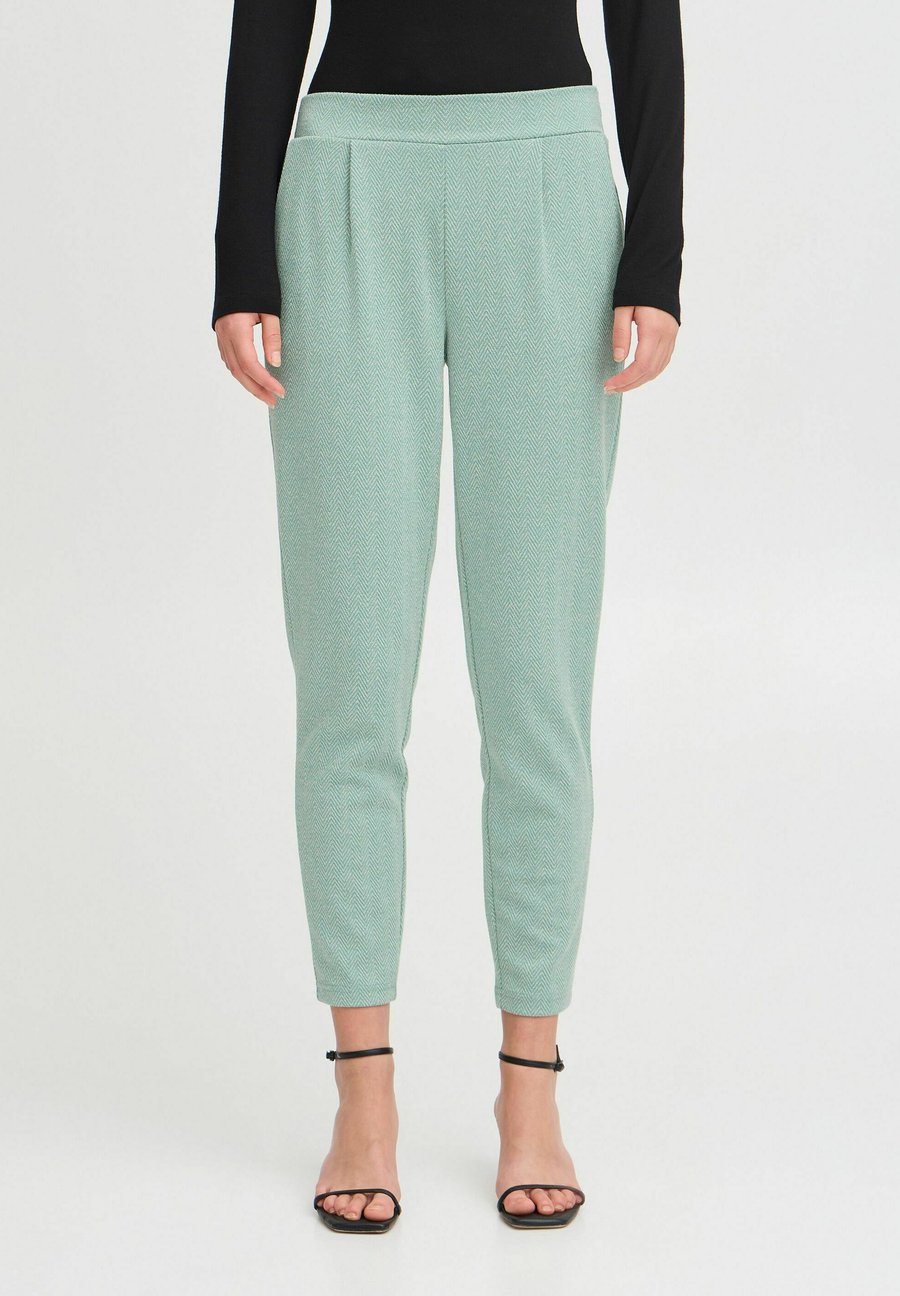 

Брюки ICHI IHKATE JACQUARD PA8, Beryl Green Almond Herringbone/Evergreen