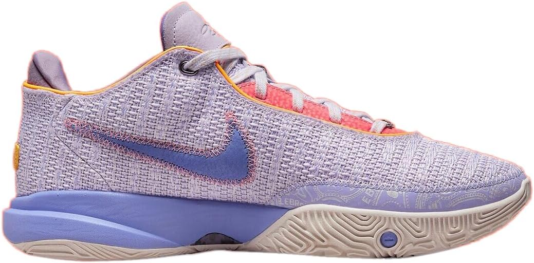 Мужские кроссовки Nike Lebron 20, фиолетовый/золотой — фото 2