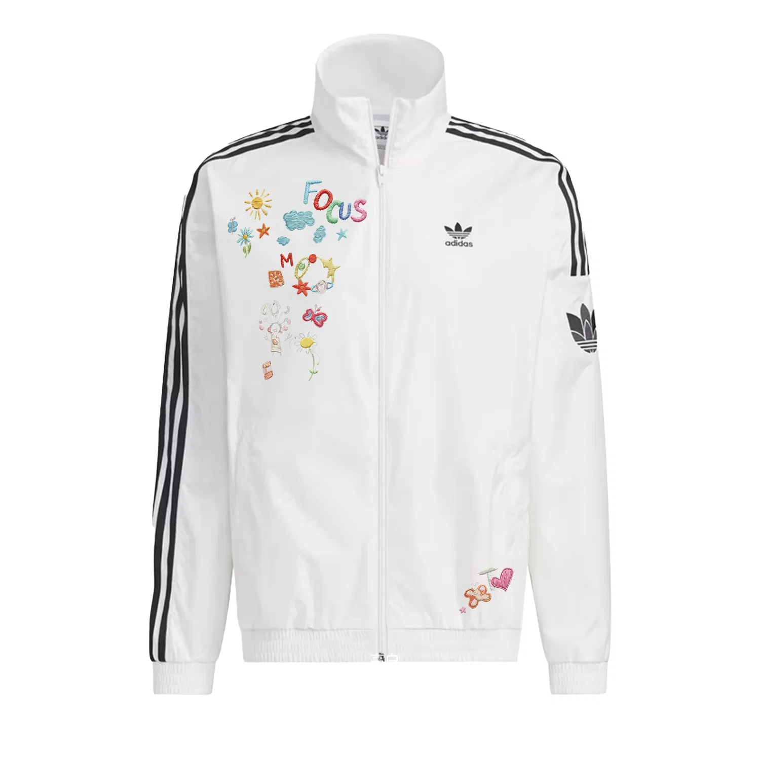 Куртка Adidas Originals RETRO TREFOIL белая