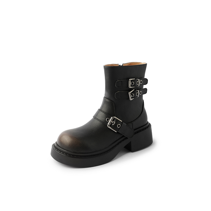 Ботильоны женские 4,5 см Yeezyy Reezy, Black