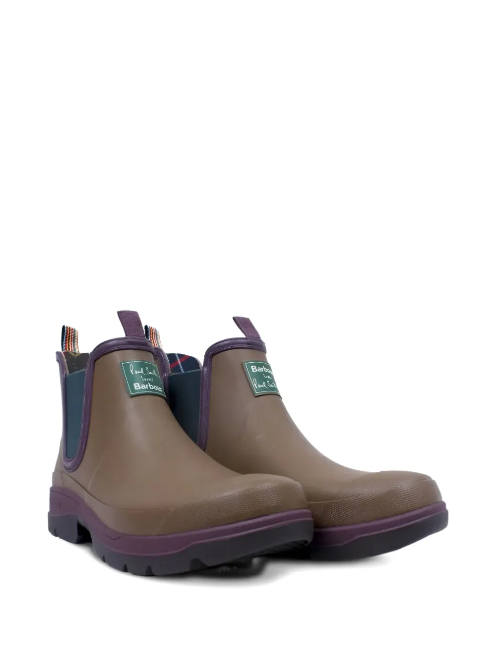 Ботинки из коллаборации с Paul Smith Barbour, коричневый — фото 2