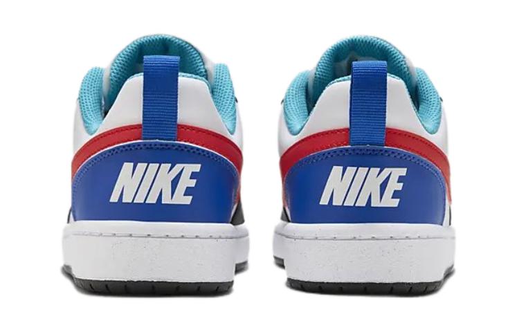 

Nike Court Borough Амортизирующие, Износостойкие Низкие Детские Скейтбординговые Кроссовки Черный Красный Синий