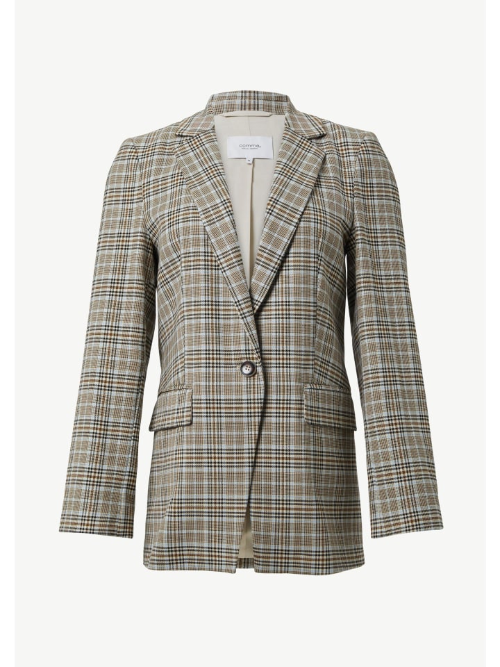 

Comma Домашний пиджак цвета 80N1_светло-бежевый