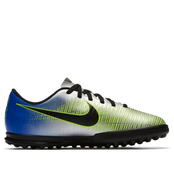 Кроссовки mercurialx victory 6 tf 'silver blue' Nike, серебряный — фото 2