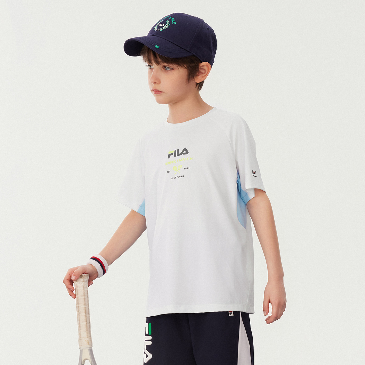 Футболка jade для подростков FILA KIDS, белый — фото 3
