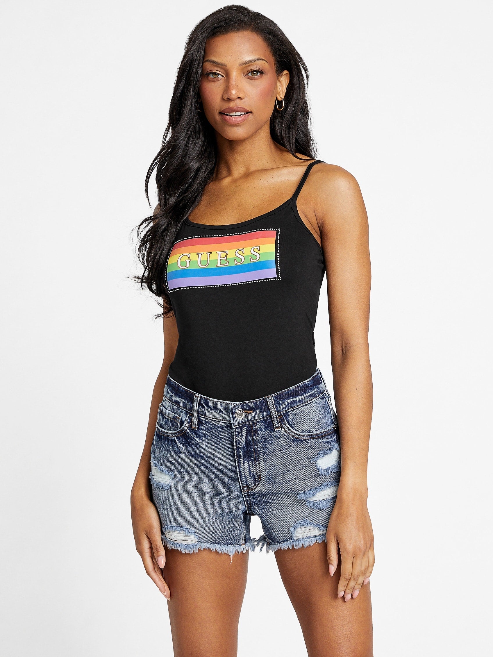 

Боди Prism Guess Factory, черный