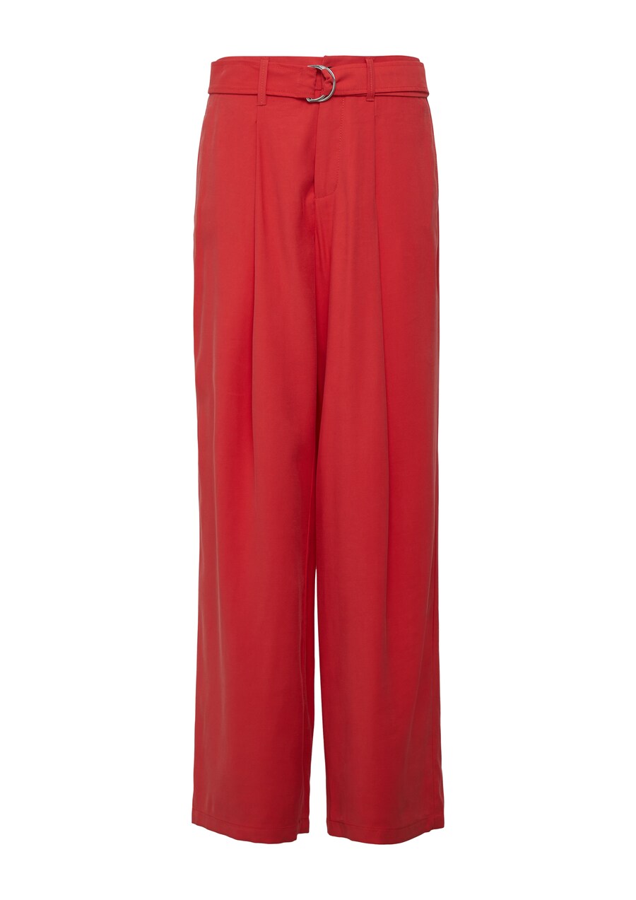 

Широкие брюки со складками спереди s.Oliver, Red