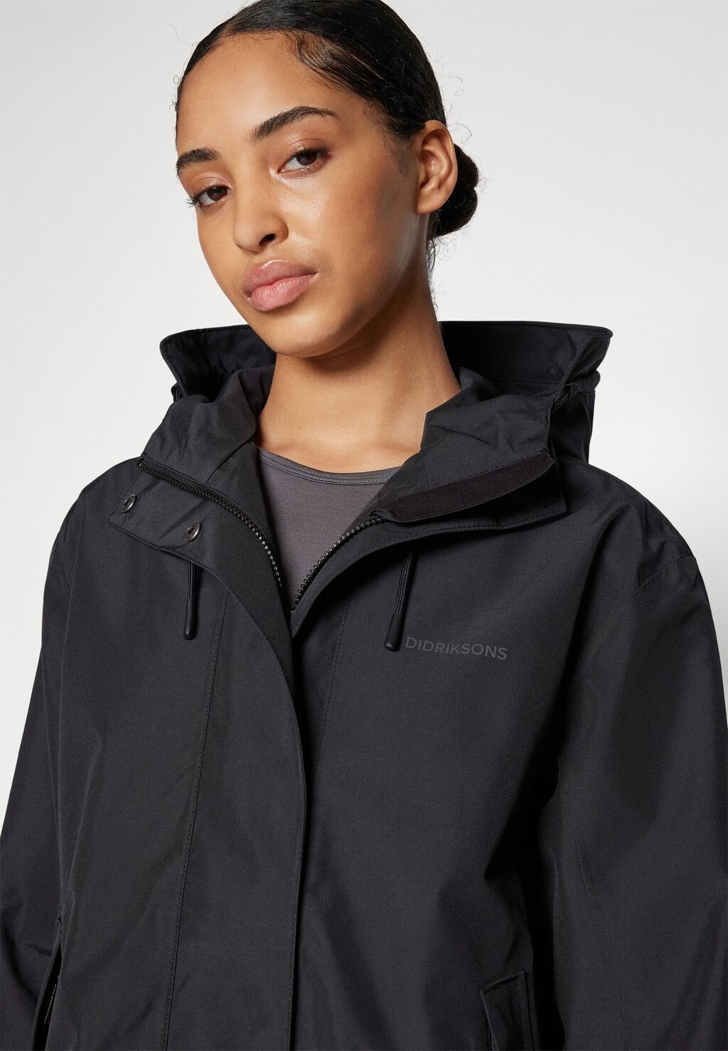 

Куртка из хардшелла ASTRID PARKA Didriksons, черный