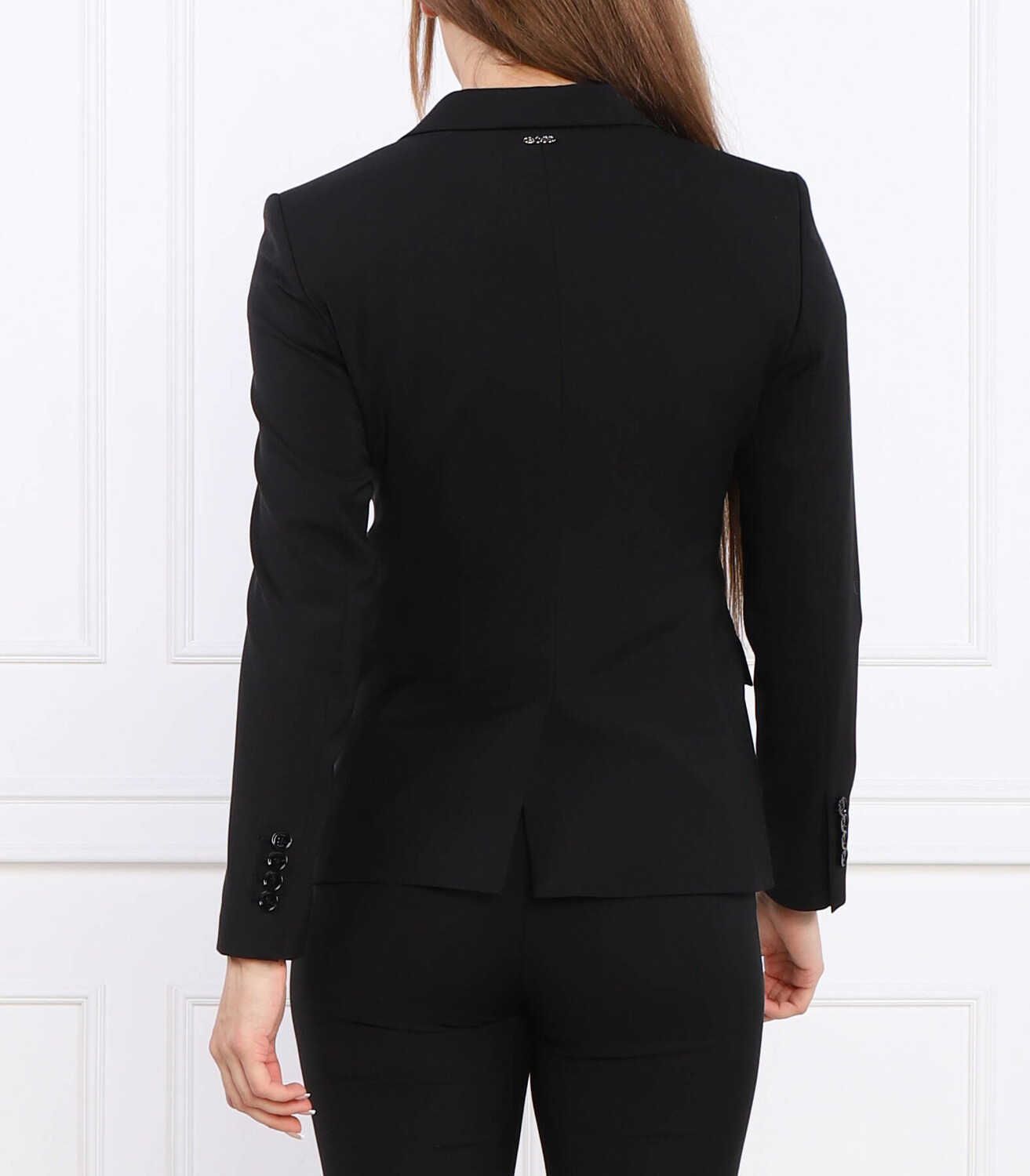 Шерстяная куртка BOSS BLACK elegante juleah regular fit, черный — фото 4