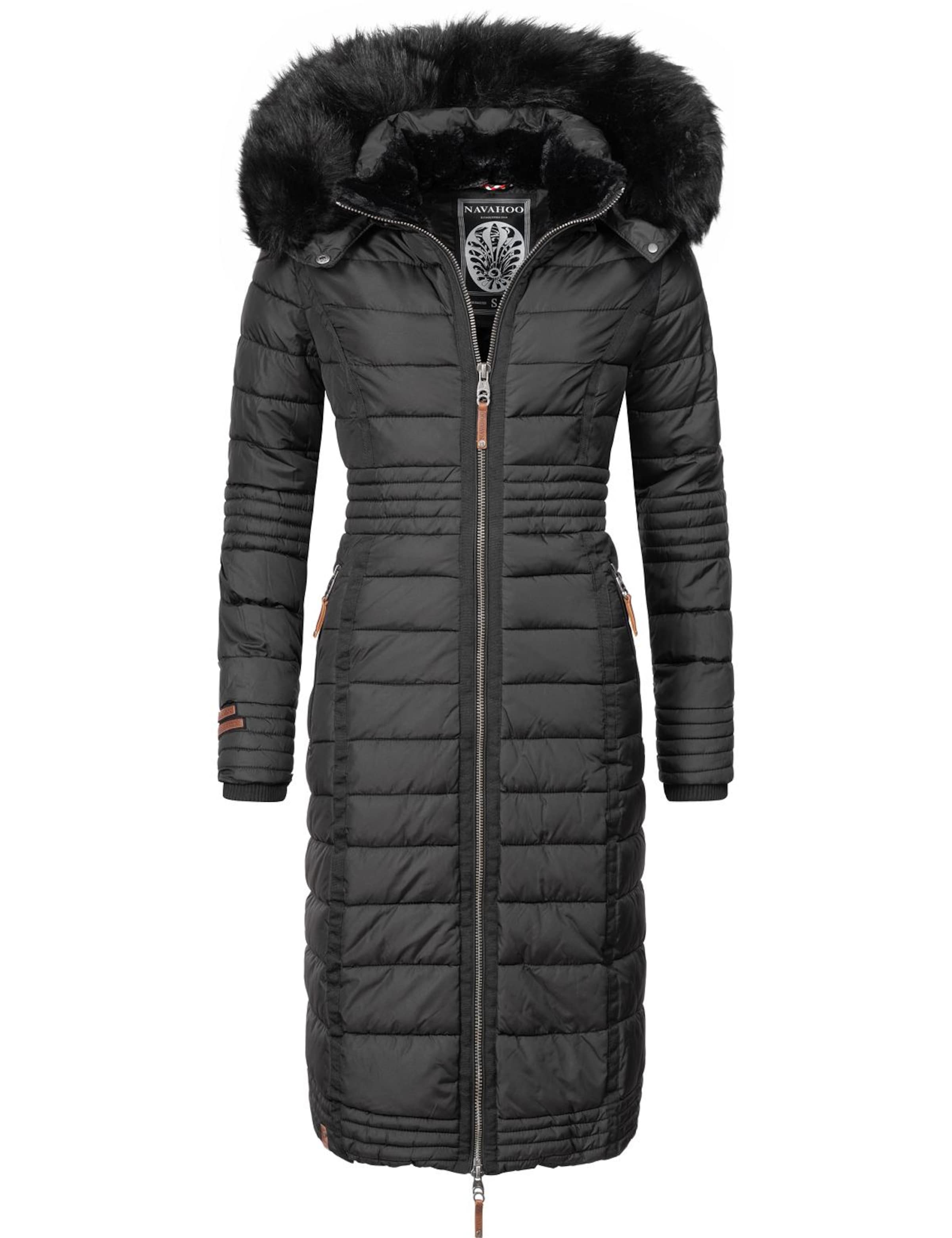 

NAVAHOO Зимнее пальто 'Umay' в черном цвете