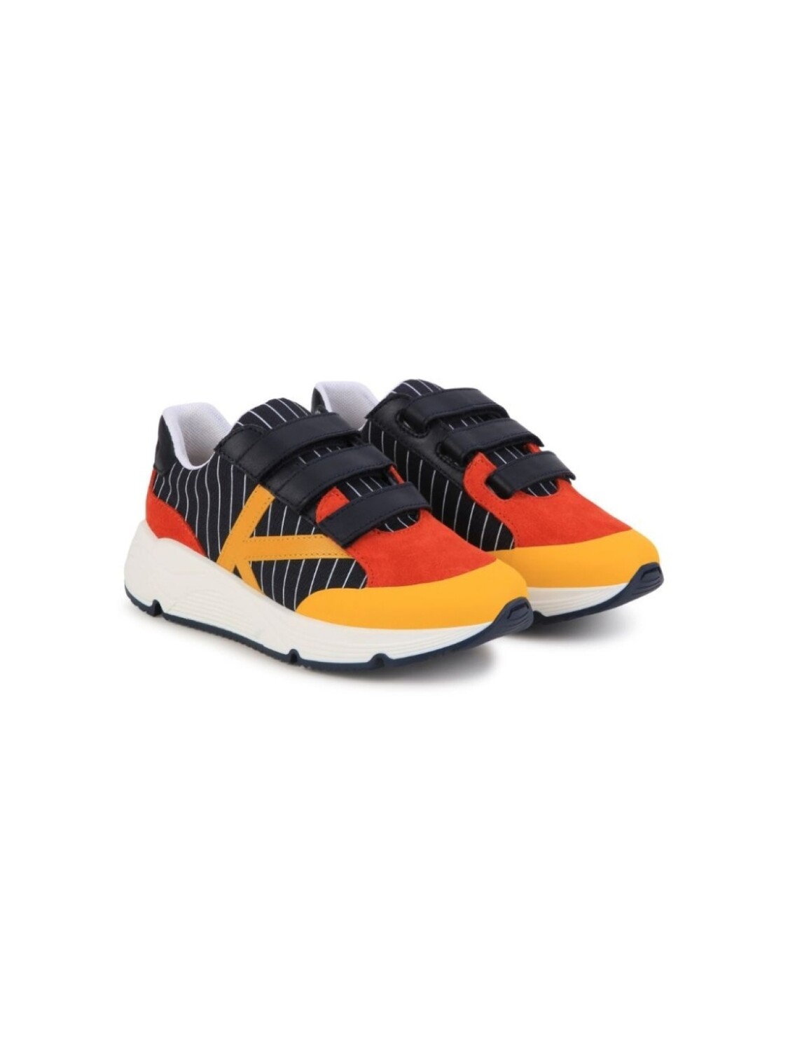 

Kenzo Kids кроссовки со вставками, синий