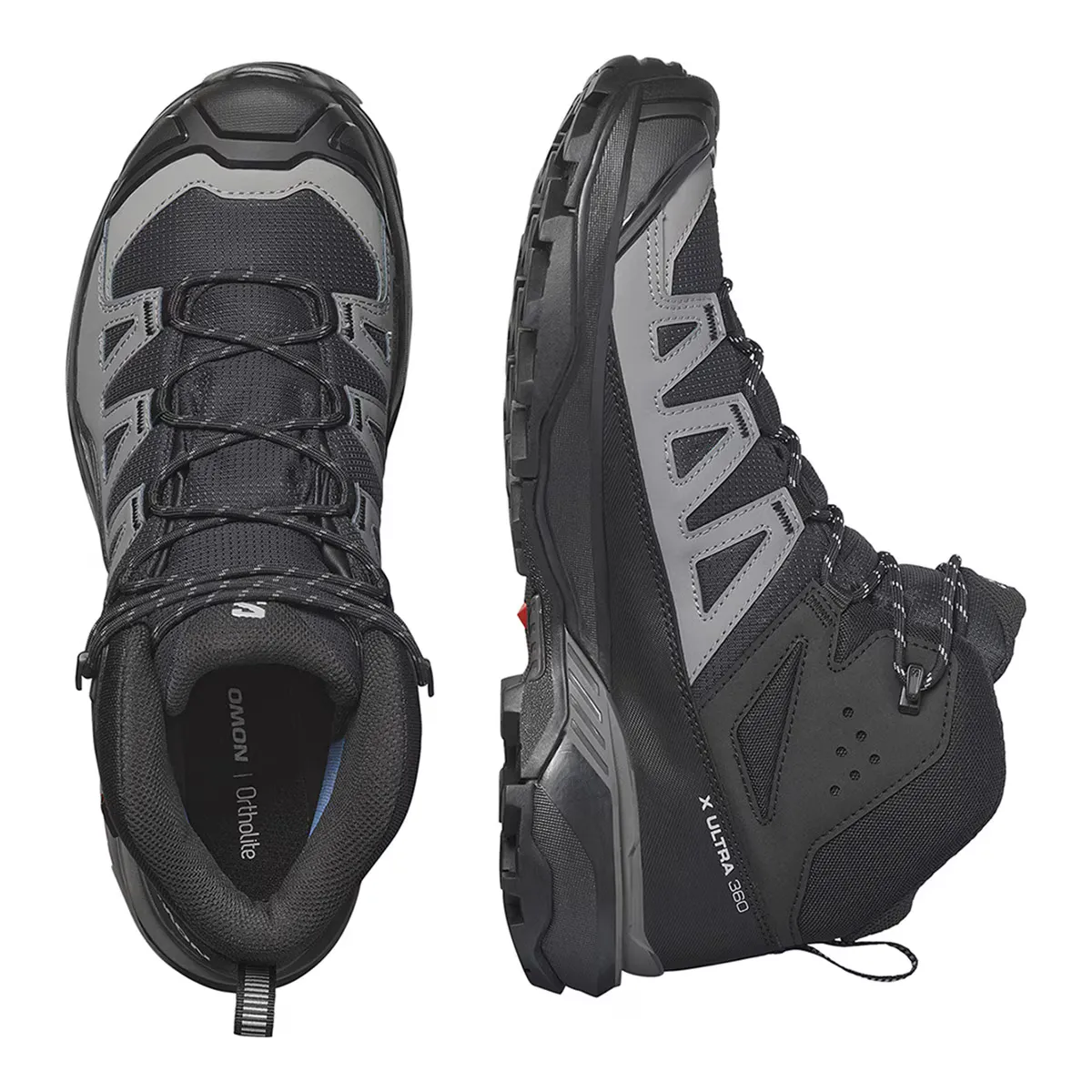 Мужские походные ботинки X ULTRA 360 MID GORE-TEX Salomon, чёрный — фото 3