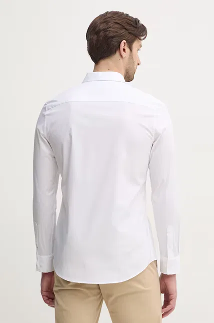 Рубашка из хлопка Calvin Klein, белый — фото 3