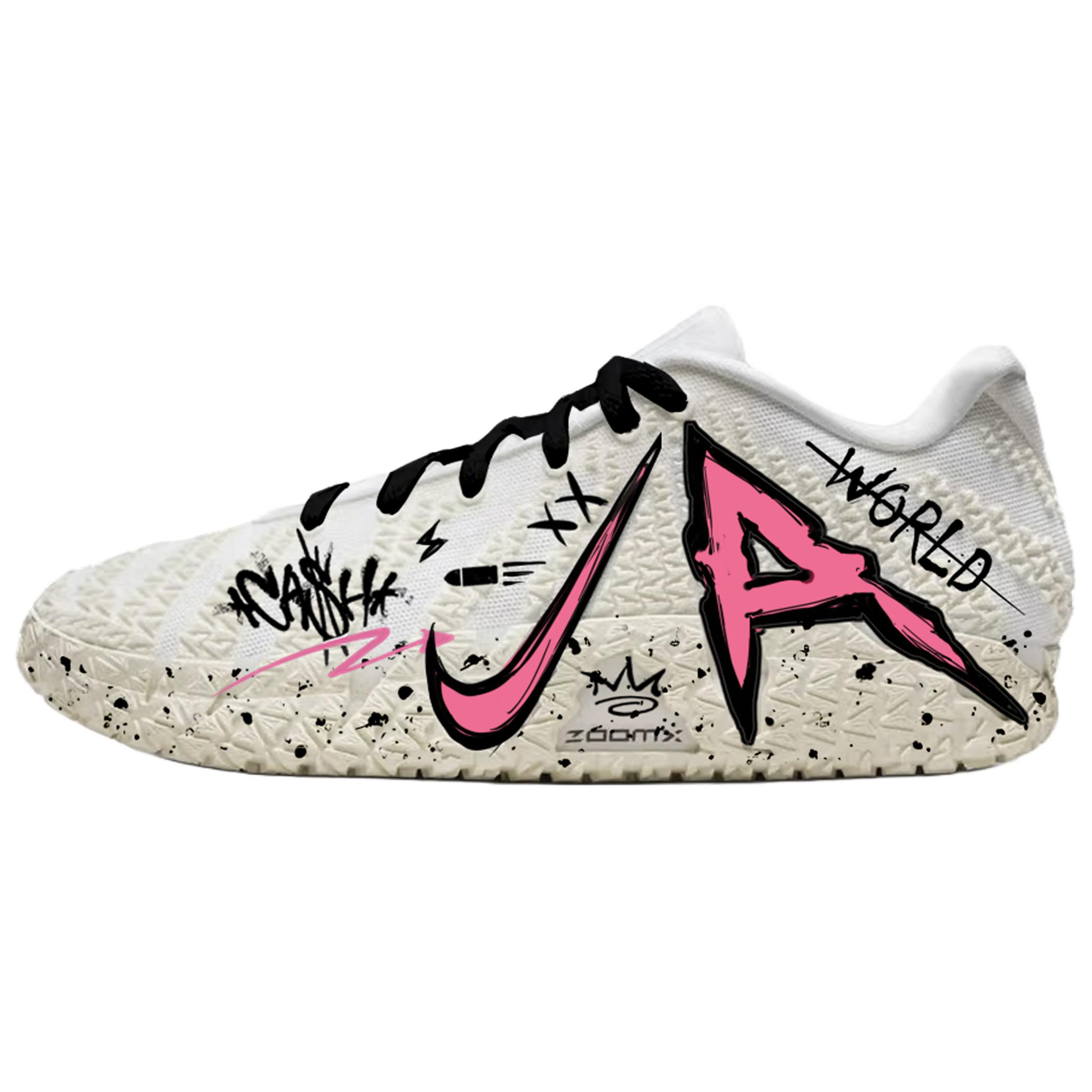

Nike Кроссовки баскетбольные Ja Morant 3 Let The Bullets Fly Low top мужские Pink White